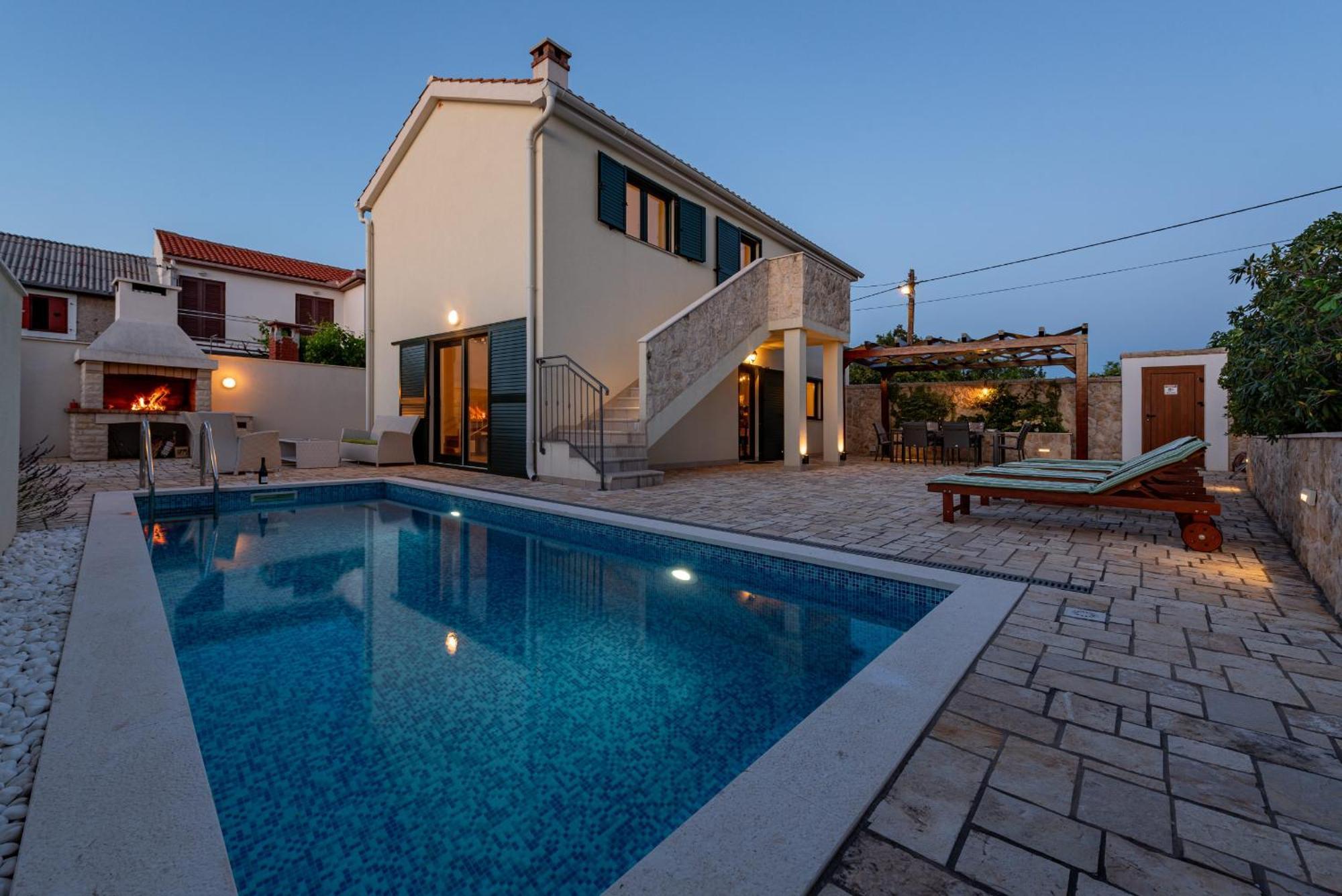Villa Ivo Zadarvillas Vinjerac Eksteriør billede