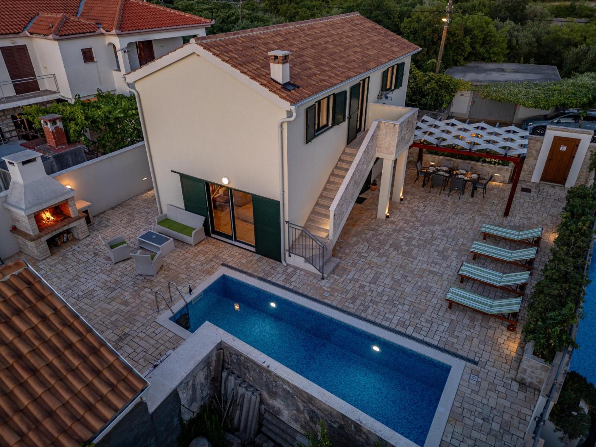 Villa Ivo Zadarvillas Vinjerac Eksteriør billede